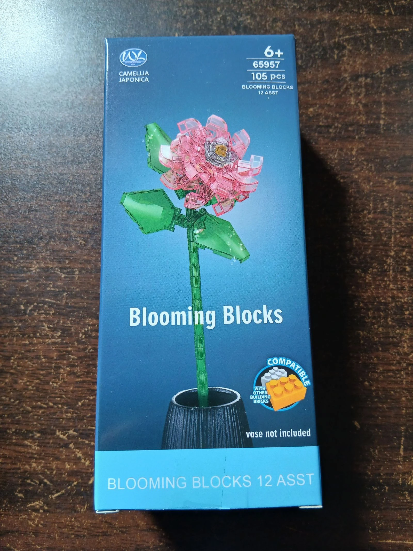 Jeu de construction Blooming Blocks Camellia Japonica 105 pcs